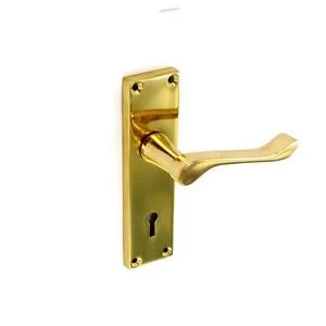 Lever Lock Handles Victorian - Scroll 3 Lever Lock Handles Victorian - Scroll