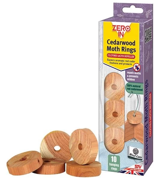 Cedarwood Moth Rings 3 Cedarwood Moth Rings