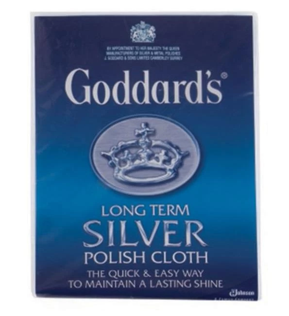 Long Term Silver Polish Cloth - Goddard's 3 Long Term Silver Polish Cloth - Goddard's