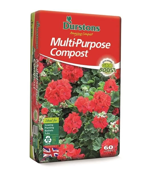 60L Multi Purpose Compost - Durstons 3 60L Multi Purpose Compost - Durstons